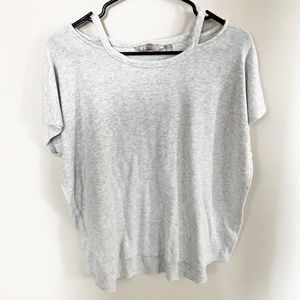 Athleta, Size M, Grey Cut-Out T-Shirt
